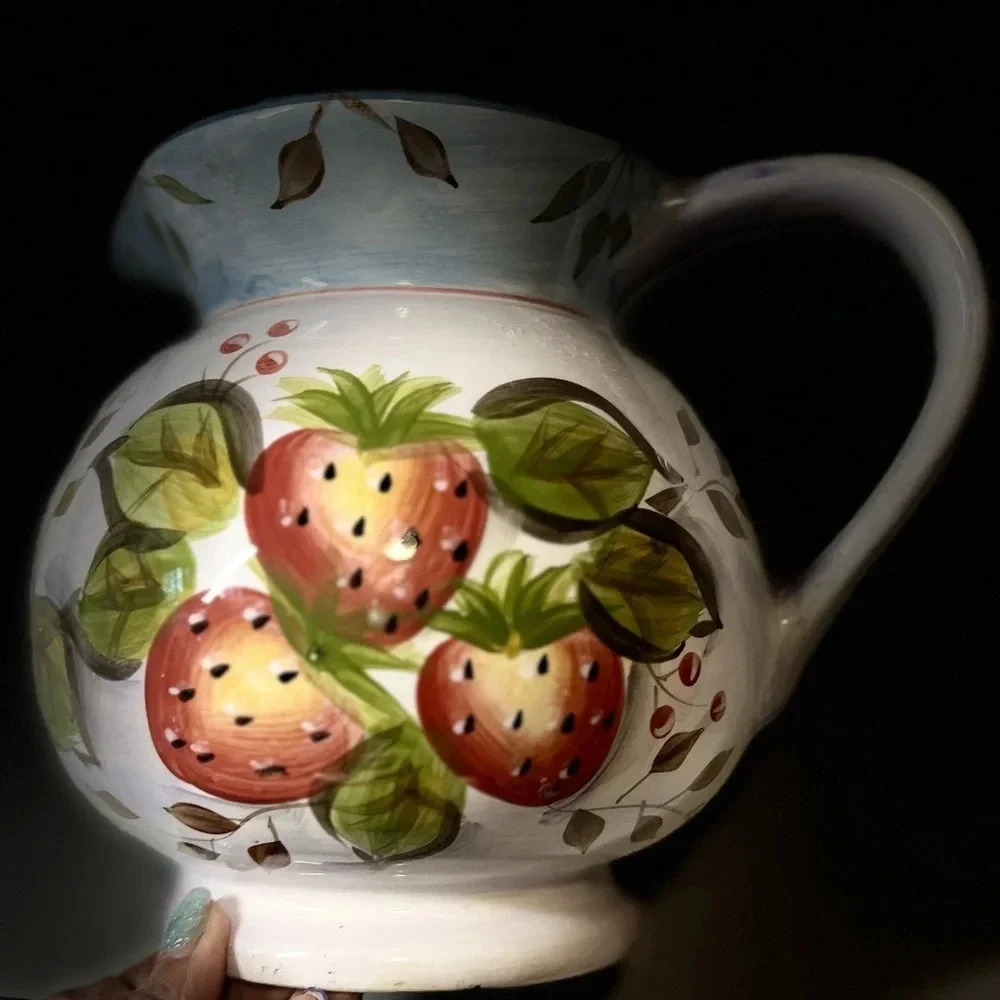 Vintage Black Forest Fruit dinnerware Heritage Mint Size 7 3/4H X 9 5/8 W X 7D - Picture 6 of 16